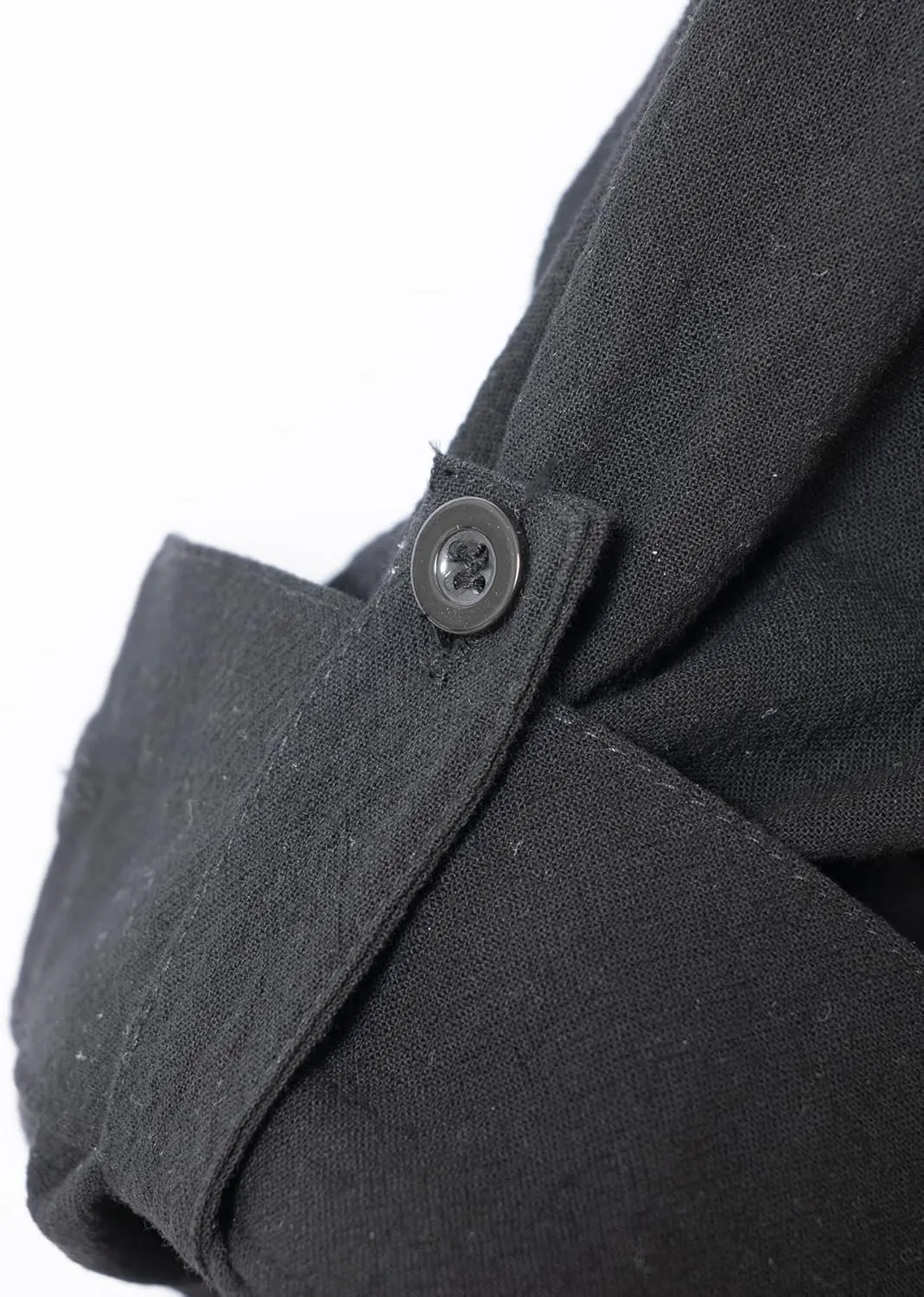 Mens Henley Neck Long Sleeve Linen Shirts Cotton Linen Henley T-Shirts Long Sleeve Hippie Casual Beach Shirts