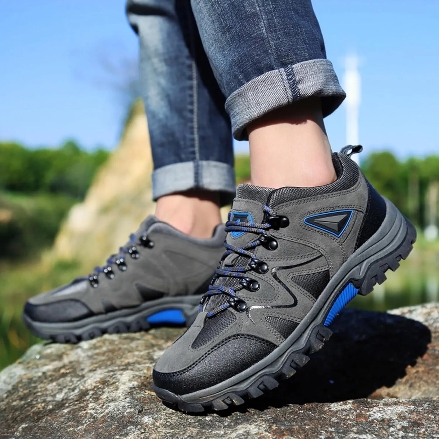 Men's Sneakers Men's Shoes Shoe for Men Slip on Shoe for Men Comfortable Running Trail Sneaker
