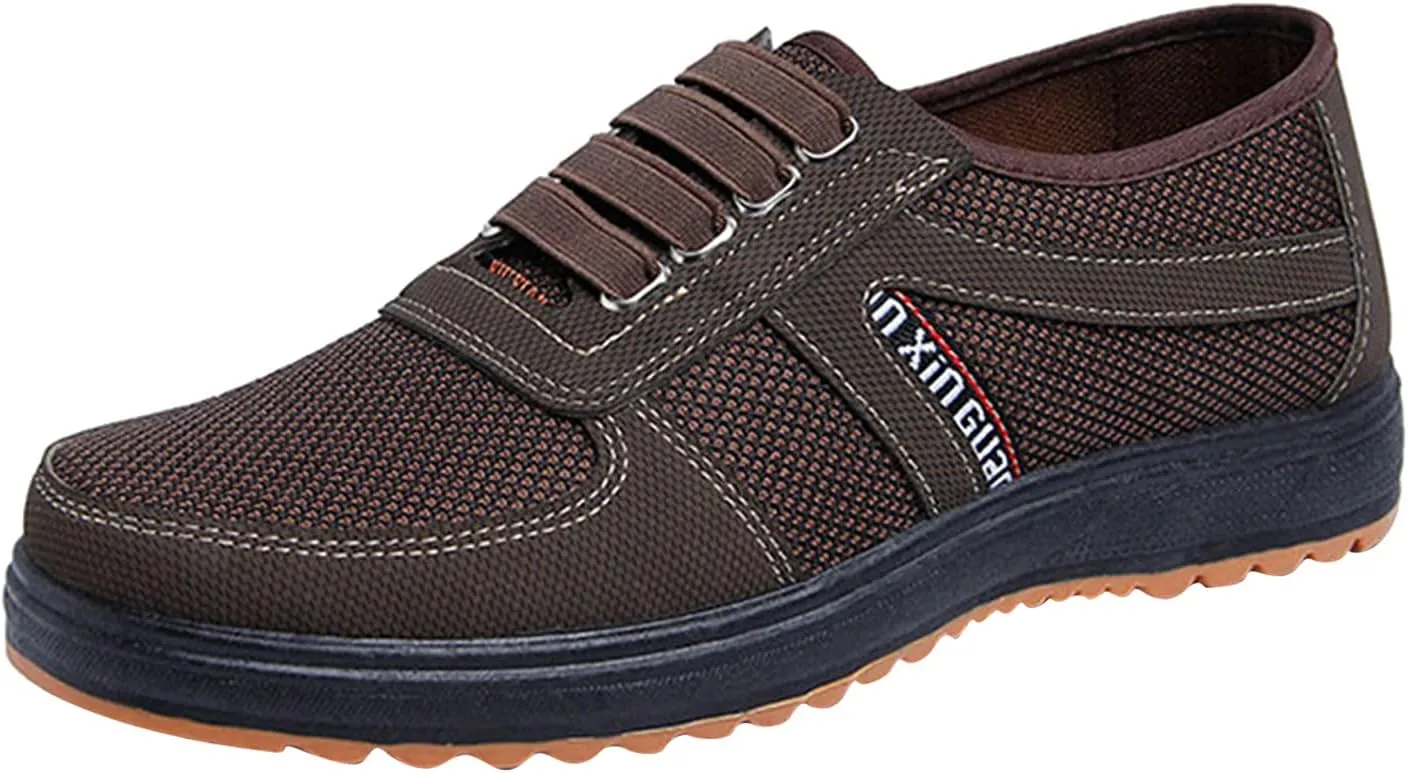 Mens Walking Shoes Mens Slip on Shoes Sneaker for Men Tennis Shoe for Men Mesh Breathable Sneaker