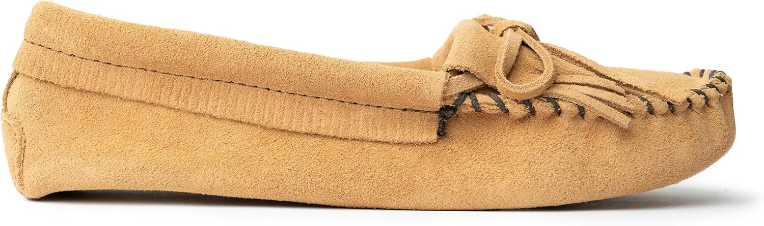 Minnetonka Women's Kilty Soft Leather Sole Moccasin
