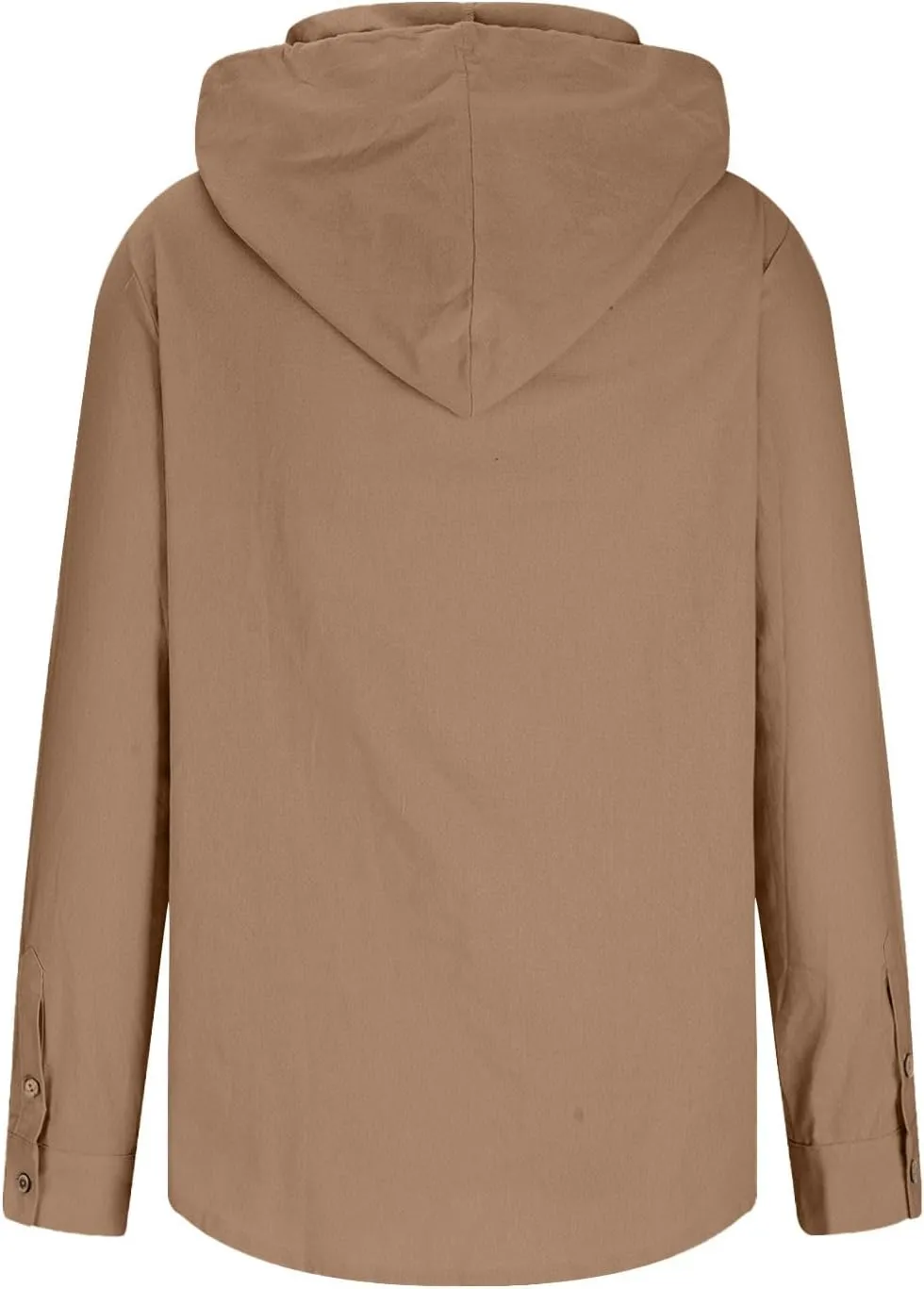 Muscularfit Casual Shirts for Men Summer Loose Fit Long Sleeve Cotton Linen Hooded Sweatshirts Outdoor Fashion Linen Shirts