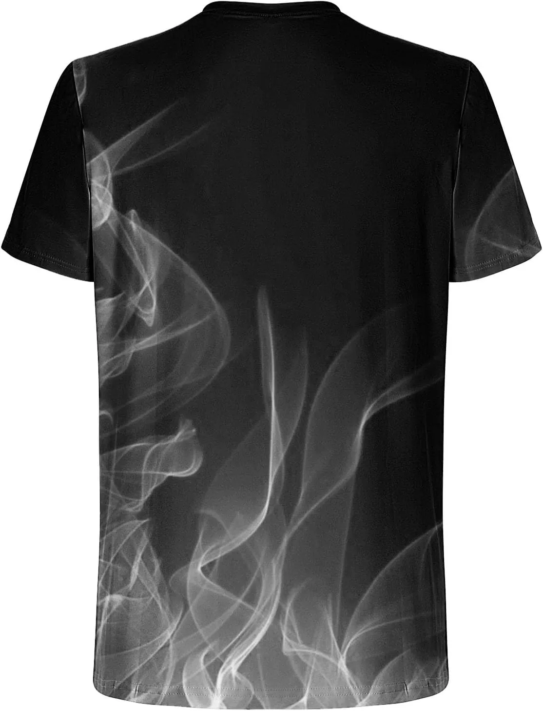 Muscularfit Tshirts for Men Summer Casual Short Sleeve Flame Print Graphic Tee Shirt Loose Gym Workout Tee Top Beach Pullover