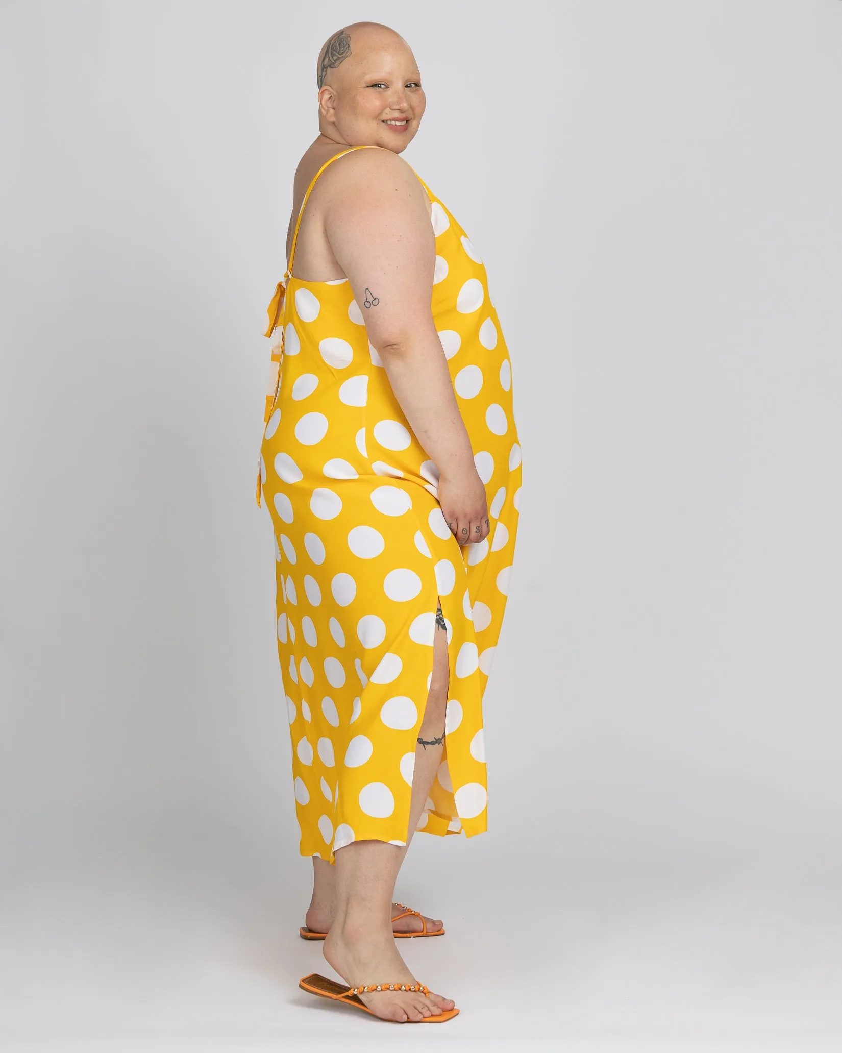 Only Skin | Midi Slit Summer Dress