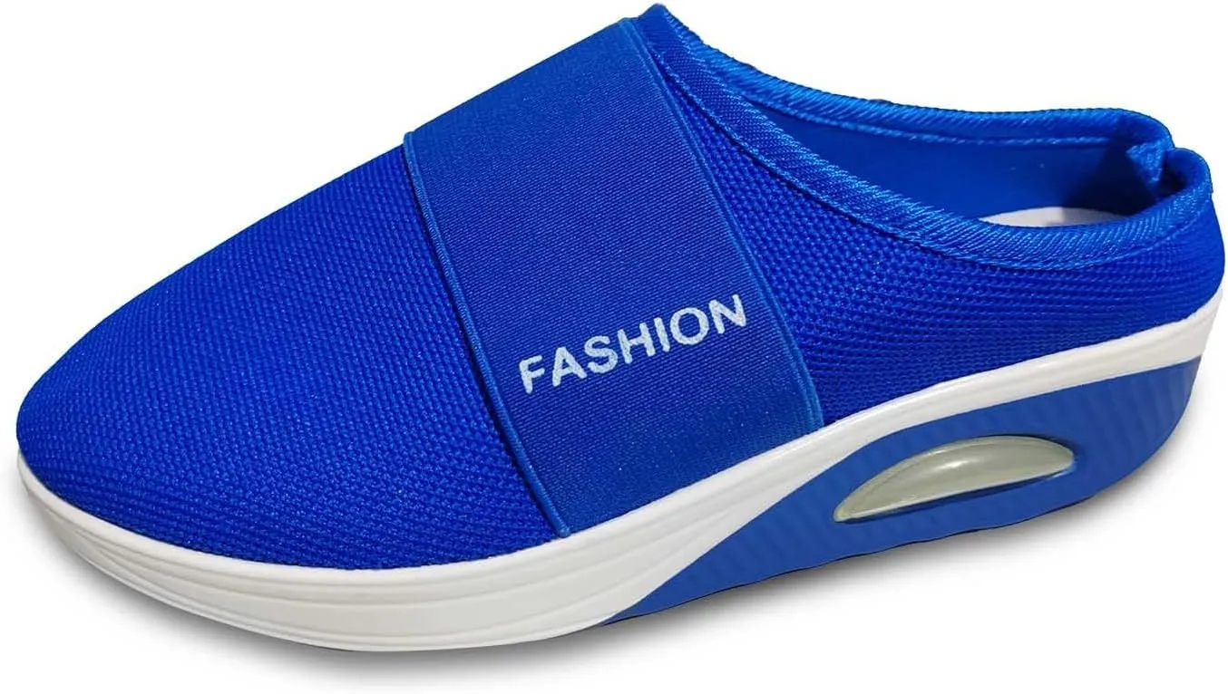 Orthopedic Sandals for Women Arch Support Sandals Mesh Air Cushion Sandal Breathable Closed Toe Slippers