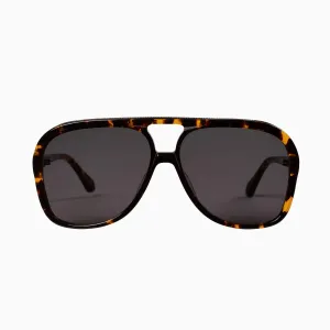 Polarized Bang / Dark Tortoise with Matte Black Metal Trim / Black Lens