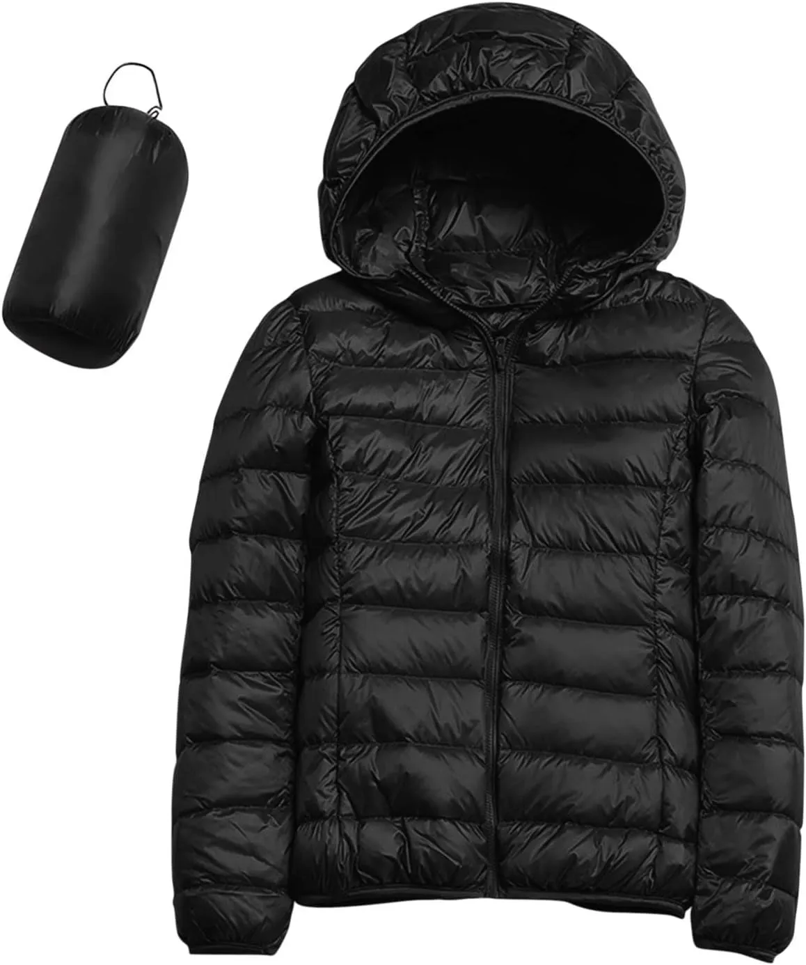 Puffer Jacket Womens Packable Winter Coats Light Winter Jackets Warm Down Jacket Quilted Jackets with Pockets