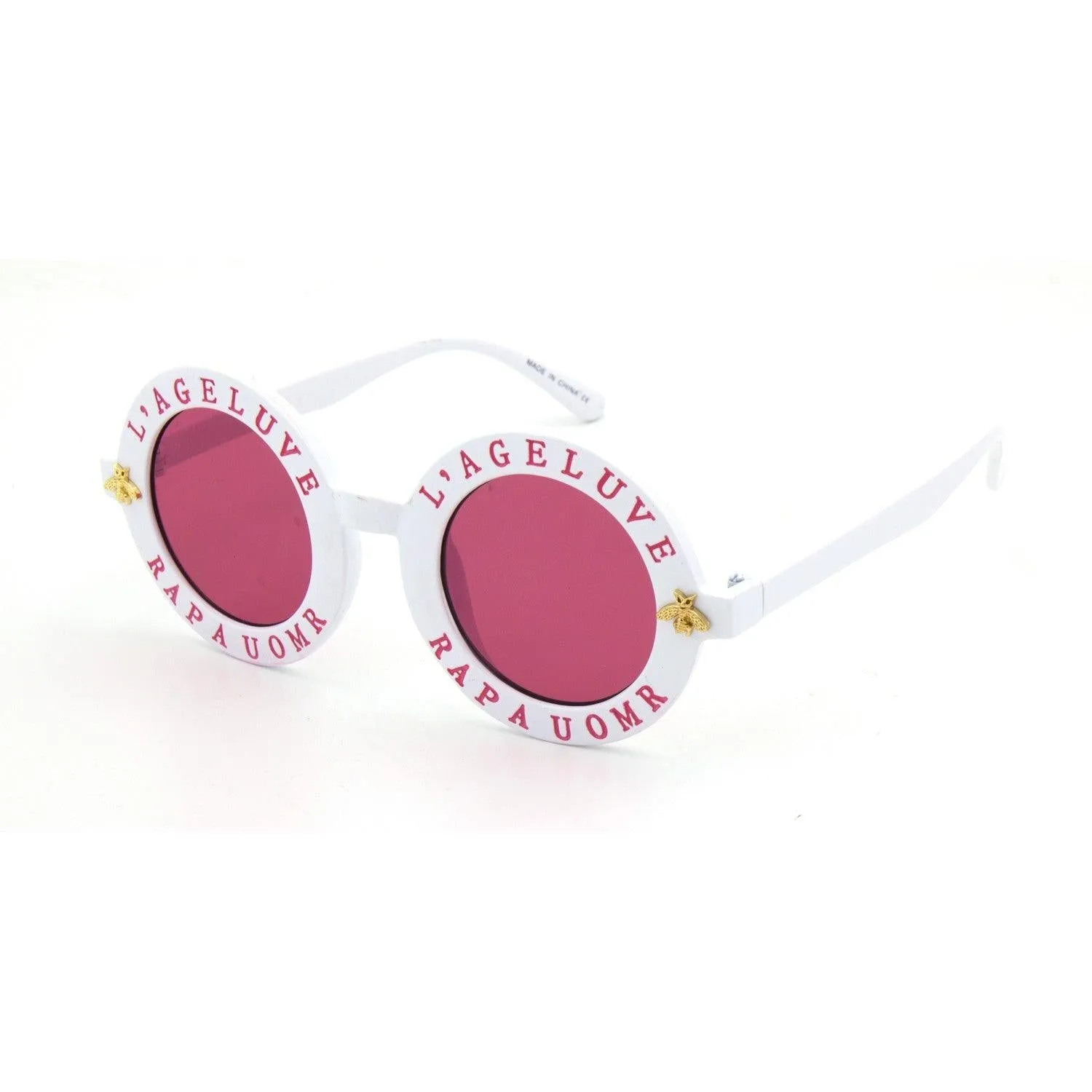 "Love is Blind" Round Sunglasses