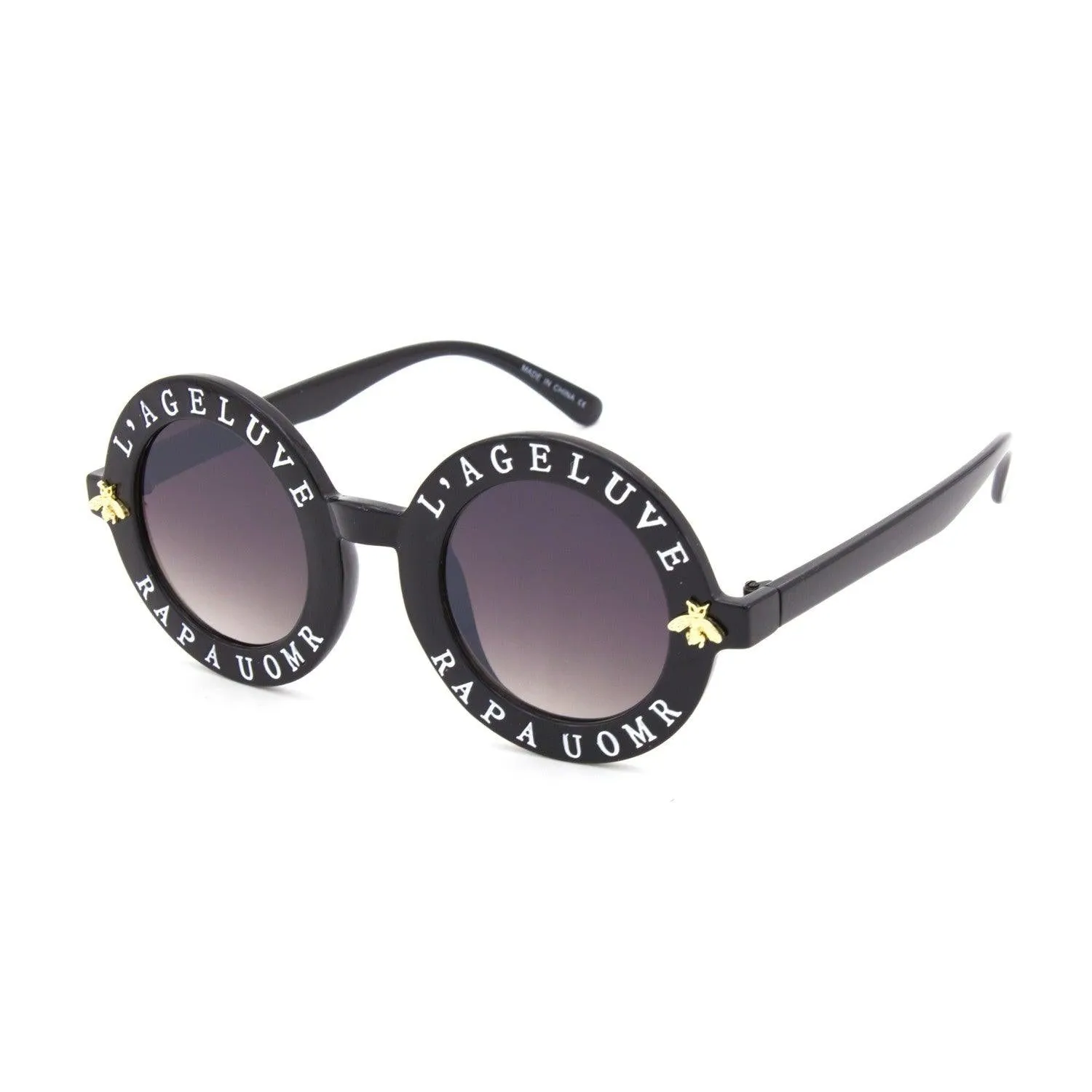 "Love is Blind" Round Sunglasses