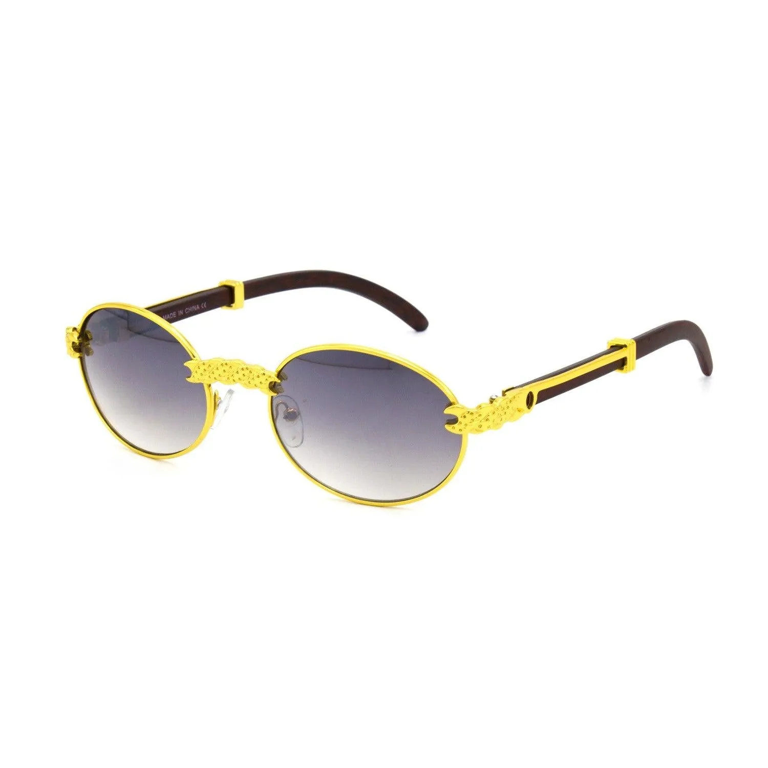 "Winter Vibes" Round Metal Frames