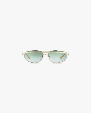 Represent Slim Aviator - Gold Black