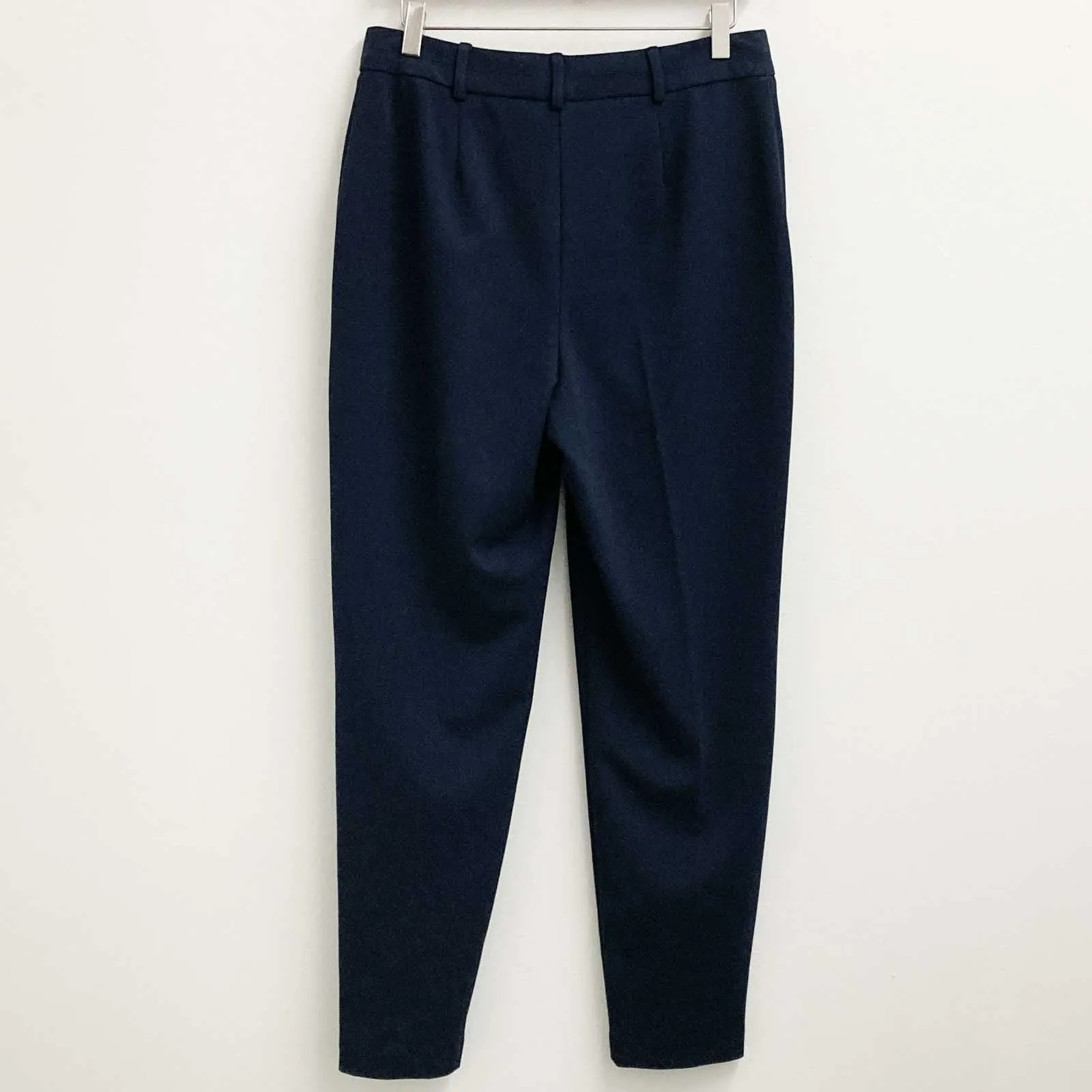 Roman Trousers UK 10 Navy Smart Tailored Straight Leg