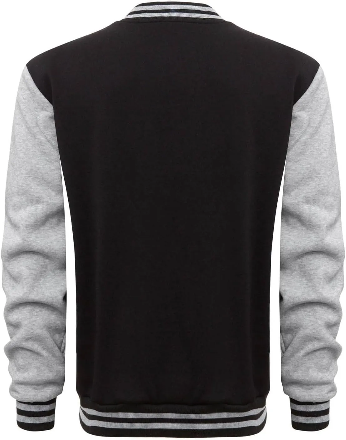 RTRDE Men's Casual Varsity Baseball Jacket Lightweight Letterman Bomber Windbreaker Coat Fashion Jackets Outwear, S-2XL