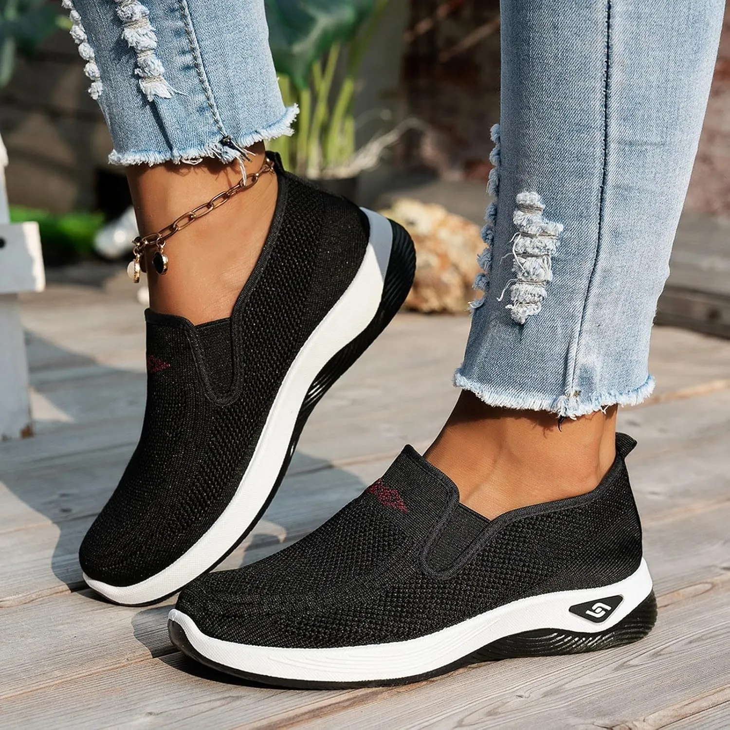 Sandals for Women Orthopedic Breathable Sandals Slip on Arch Support Sandal Memory Foam Sandal Walking Shoes
