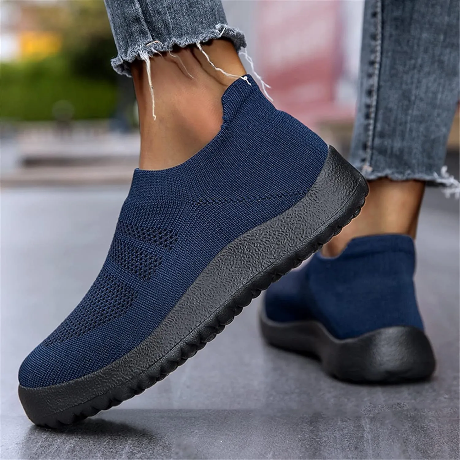 SBGMoSJ Wide Toe Box Gym Shoes Women Women's Hiking Shoes Lightweight Womens Casual Shoes for Bootcut Jeans Women Sneakers Black Size 9 Womens Walking Sneakers Size 8.5 Wide
