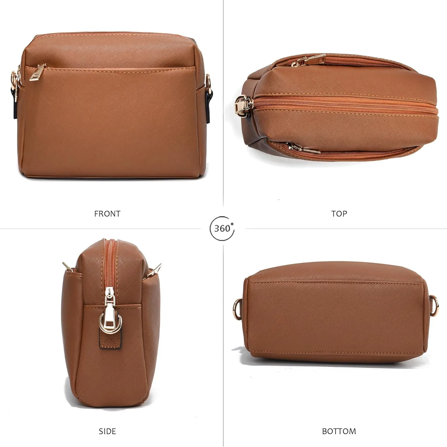 Small Crossbody Bags for Women Vegan Leather Purses Women's Shoulder Handbags Wallet Satchel Cross Body Purse