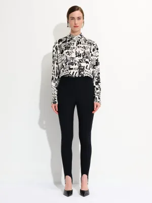 Stirrup Mid-rise Leggings