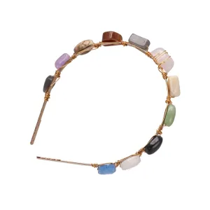 Stone Headbands Elegant Hair Hoops Iridescent Party Supplies Fashionable Headdress Hair Accessories for Women