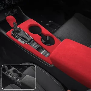 Suede Alcantara Interior Shift Knob, Center Console and Armrest Covers For 11th Gen 2022-Present Honda Civic and Integra