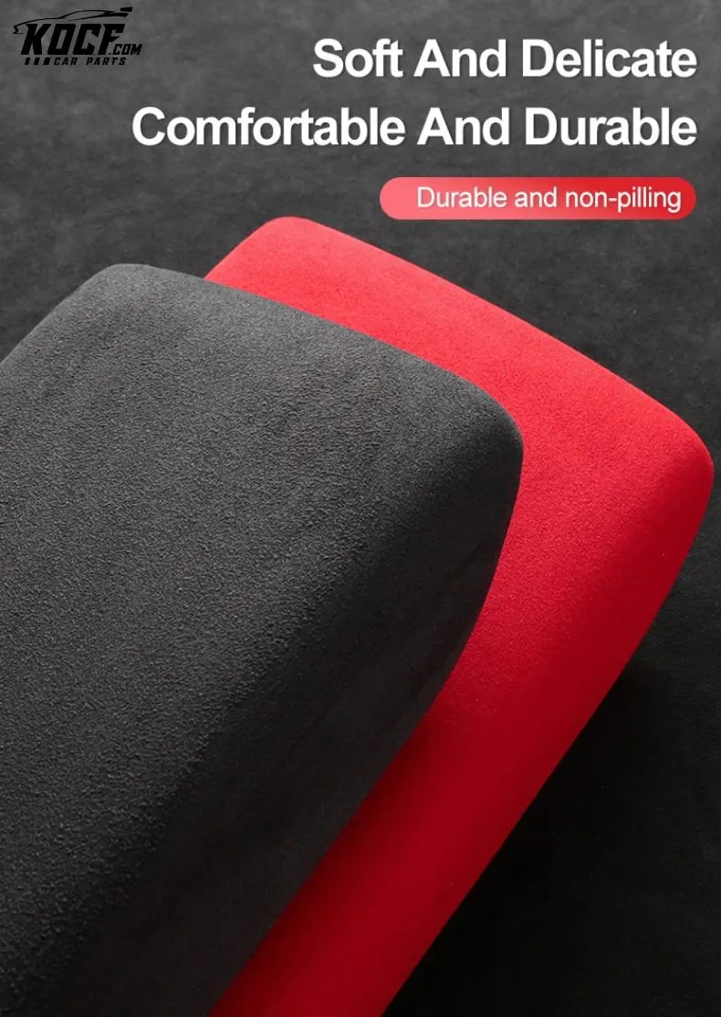 Suede Alcantara Interior Shift Knob, Center Console and Armrest Covers For 11th Gen 2022-Present Honda Civic and Integra