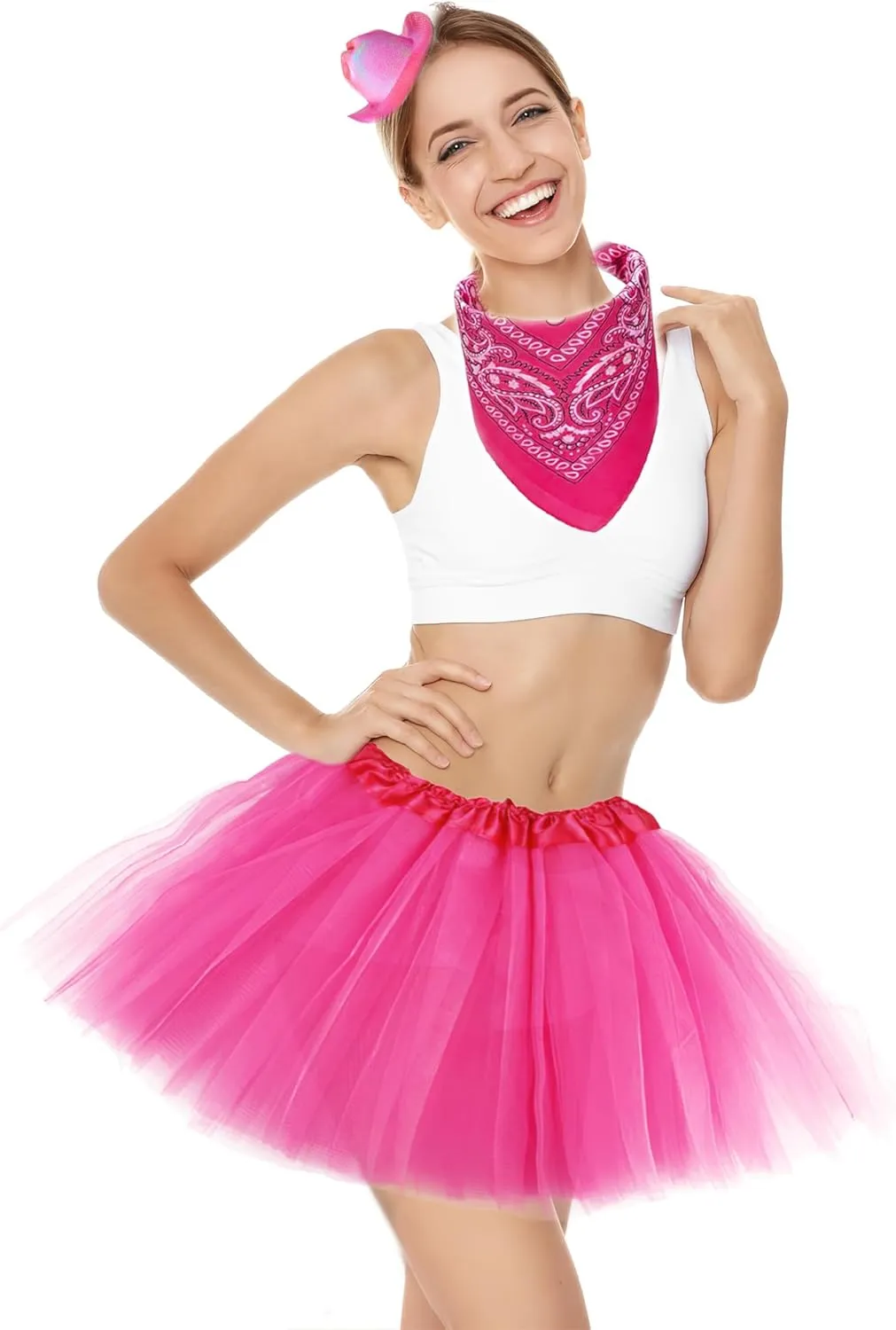 Tutu Costume Accessories, Adult Tutus for Women with Headband Accessories Halloween Party Costume Accessories Set