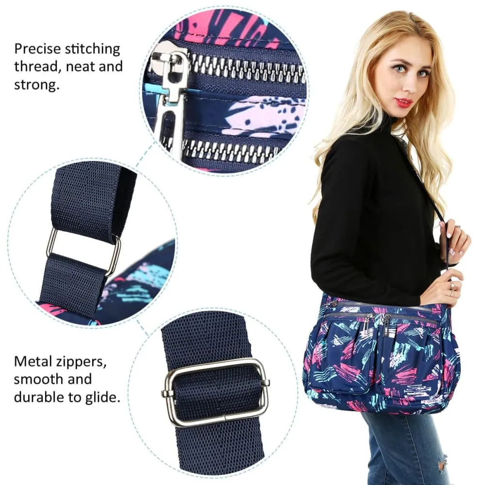 Vbiger Women Cross-body Bag Large-capacity Nylon Cross-body Bags