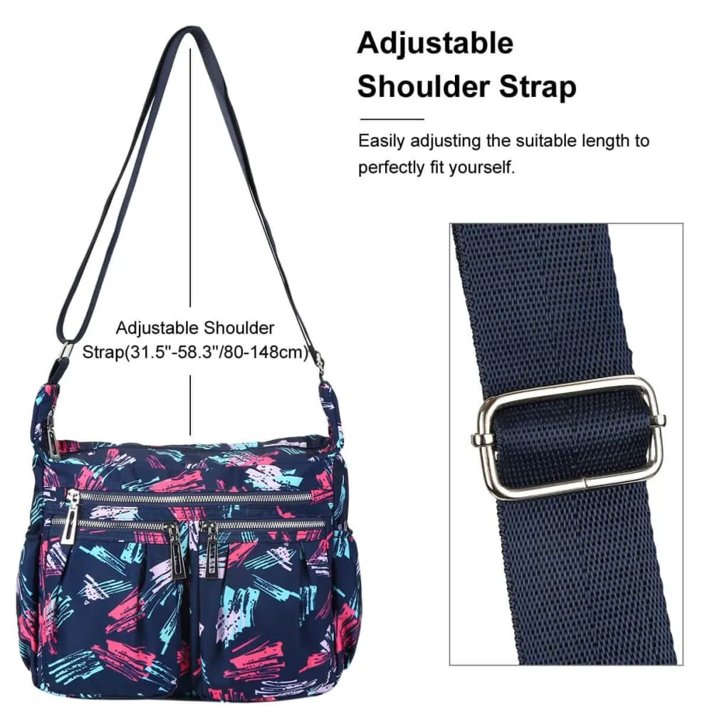 Vbiger Women Cross-body Bag Large-capacity Nylon Cross-body Bags