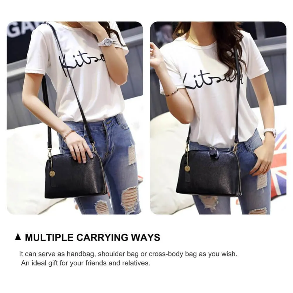 Vbiger Women Handbag Fashion Casual Bag PU Leather Small Shoulder Bags Tote Bags