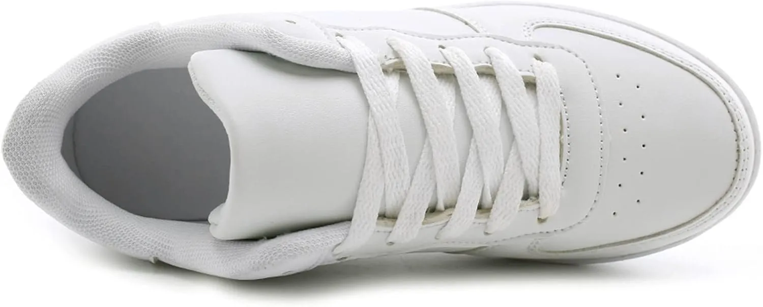 Walking Sneakers for Women Wide Width Slip On Non Slip Work Shoes Women Food Service Tennis Shoes Women White High Top Work Sneakers for Women 2023 Zapatos para Trabajo De Mujer