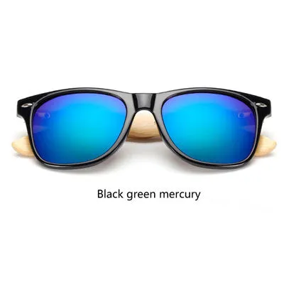 Wayfarer style Bamboo Sunglasses