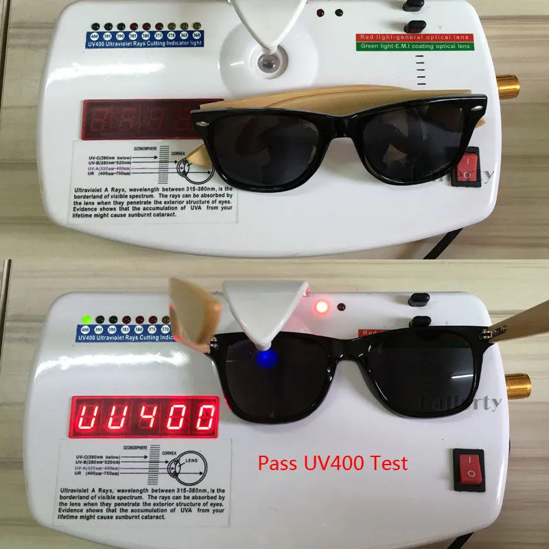 Wayfarer style Bamboo Sunglasses
