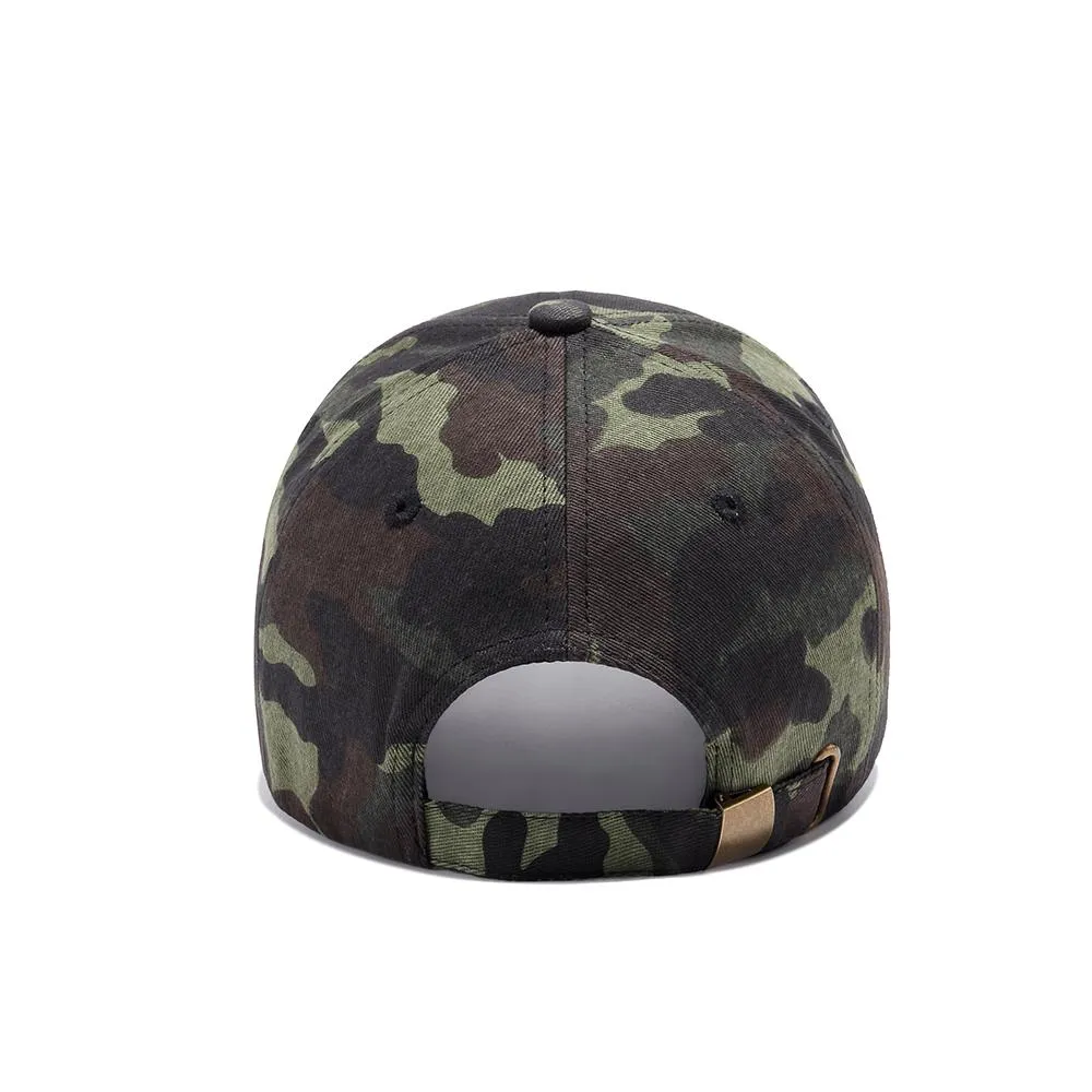 West Louis Army Green Camouflage Baseball Cap