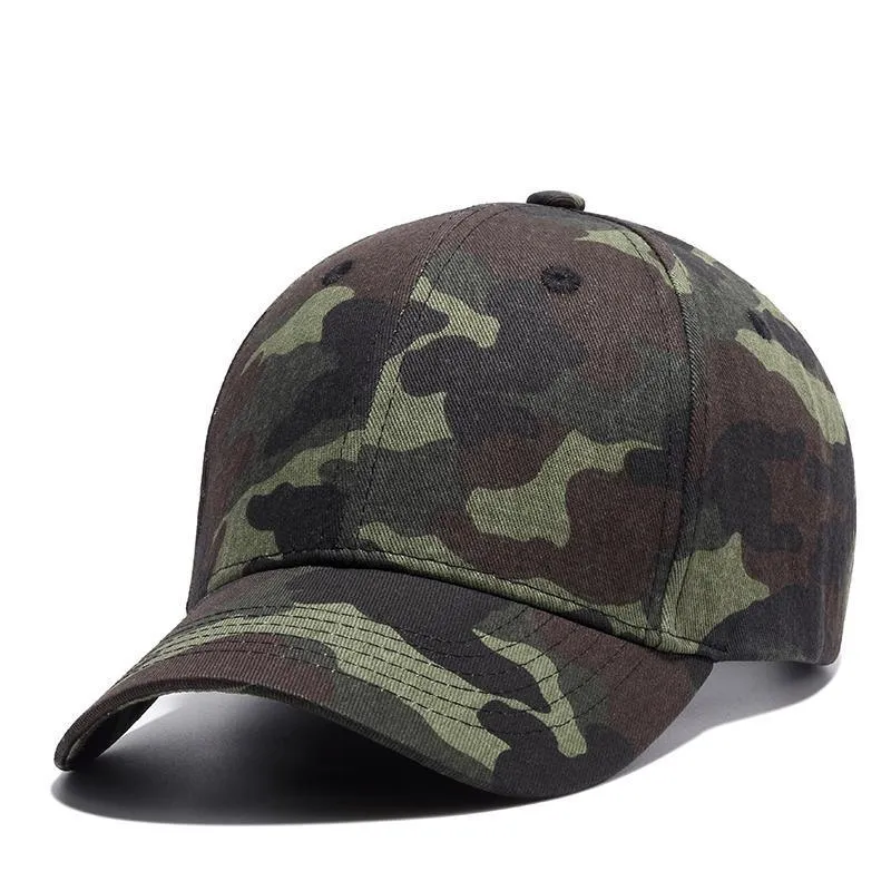 West Louis Army Green Camouflage Baseball Cap