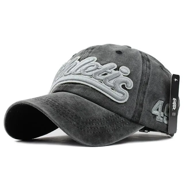 West Louis Denim Baseball Snapback Hats