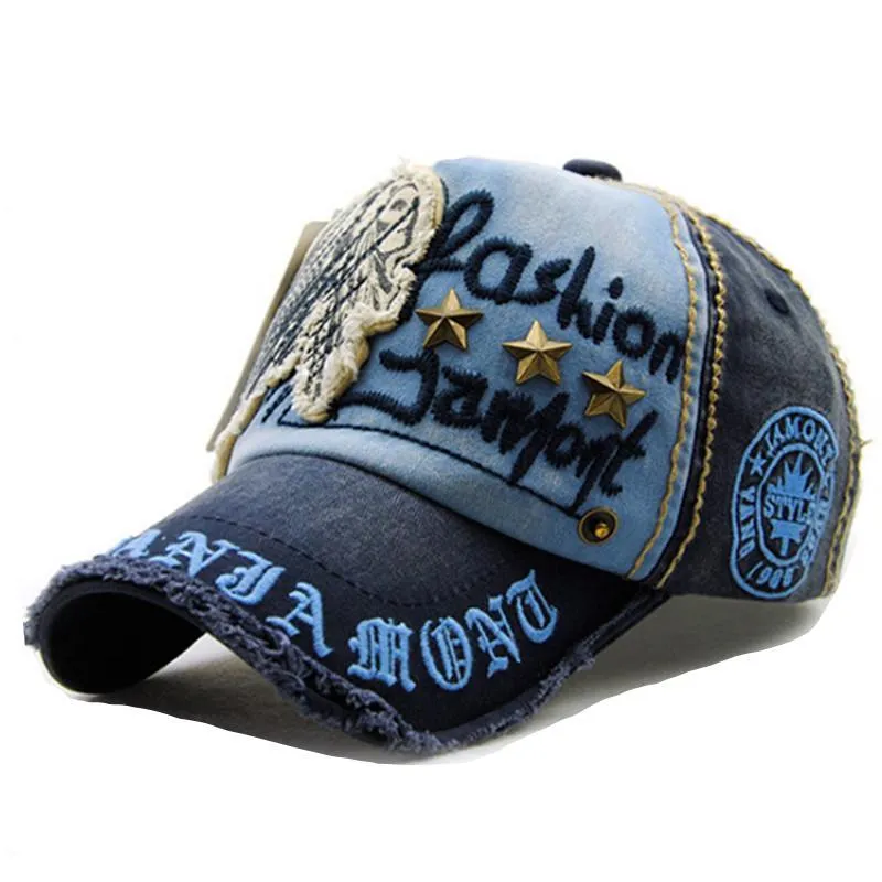 West Louis Embroidery Antique Style Baseball Cap