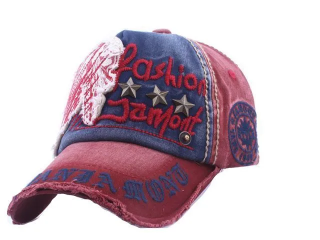 West Louis Embroidery Antique Style Baseball Cap