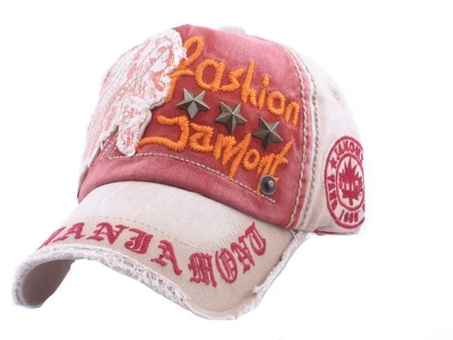 West Louis Embroidery Antique Style Baseball Cap