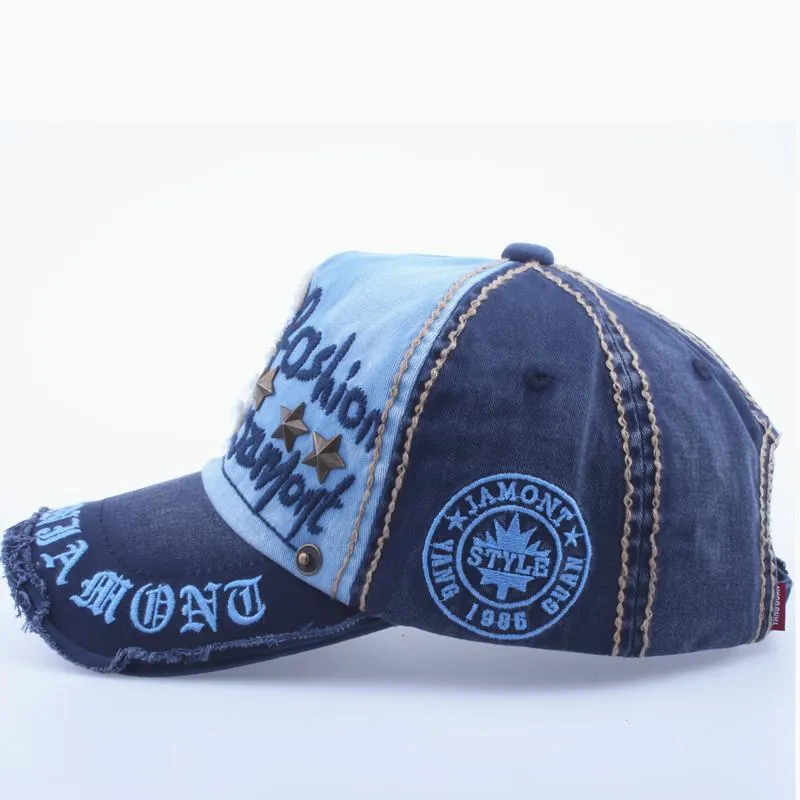 West Louis Embroidery Antique Style Baseball Cap