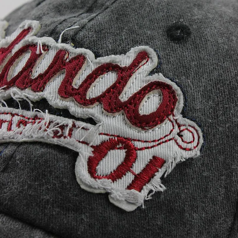 West Louis Vintage Gorras Letter Baseball CapS