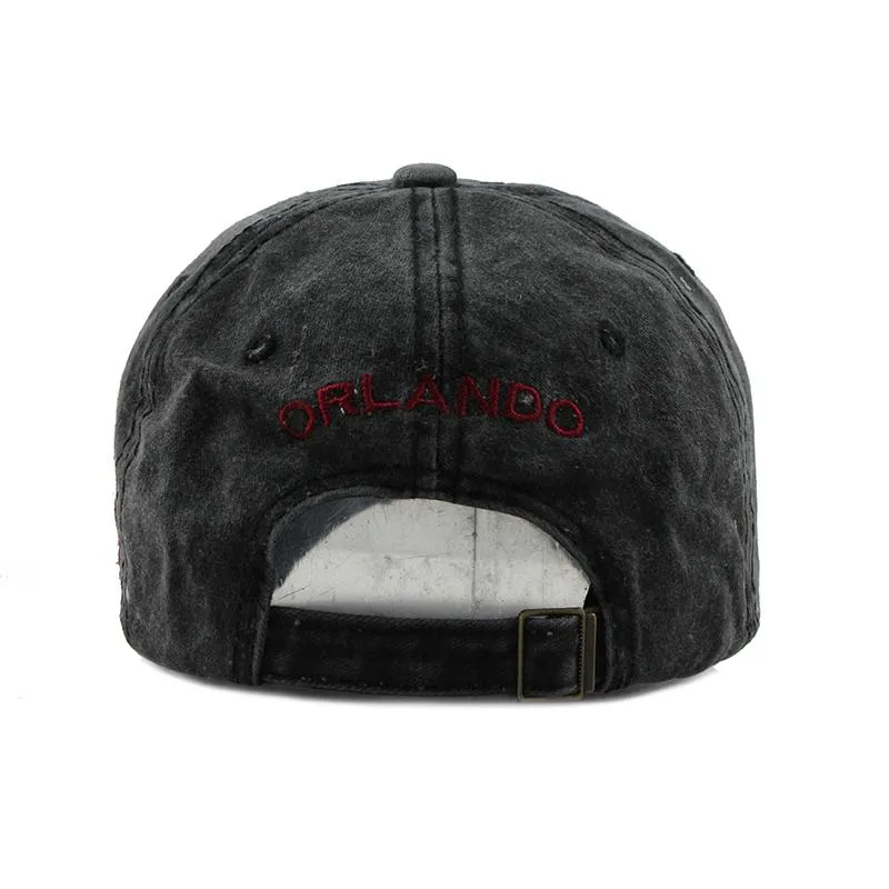 West Louis Vintage Gorras Letter Baseball CapS