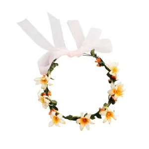 Women Handmade Rattan Morning Glory Wreath Headband Unique Bridal Hair Accessory for Weddings Parties and Special Occasions Delicate Craftsmanship Versatile Design