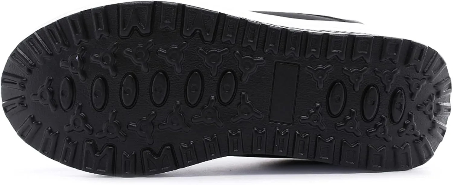 Women Sneakers Black Woman's Non Slip Work Shoes Womens Sneakers Size 8 Wide Width Slip Ons Casual Slip On Platform Sneakers for Women Zapatos Doble Anchos De Mujer para Pies Con Juanetes