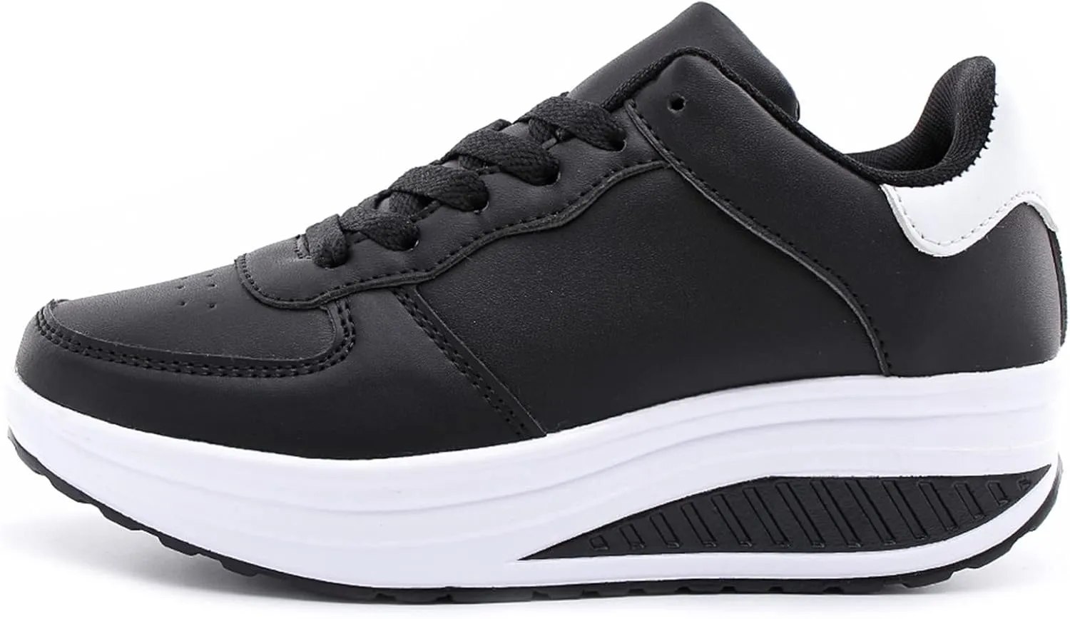 Women Sneakers Black Woman's Non Slip Work Shoes Womens Sneakers Size 8 Wide Width Slip Ons Casual Slip On Platform Sneakers for Women Zapatos Doble Anchos De Mujer para Pies Con Juanetes