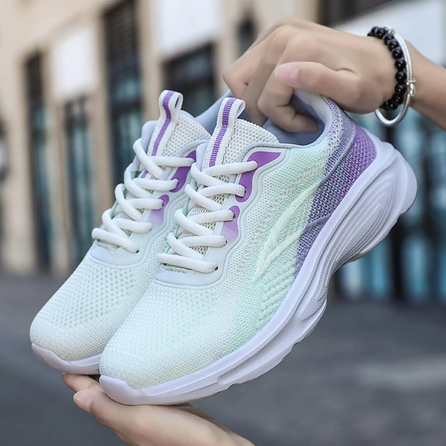 Women's Non Slip Comfortable Fashion Sneakers Slip on Lightweight Casual Tennis Sneakers Versatile Dress Shoe