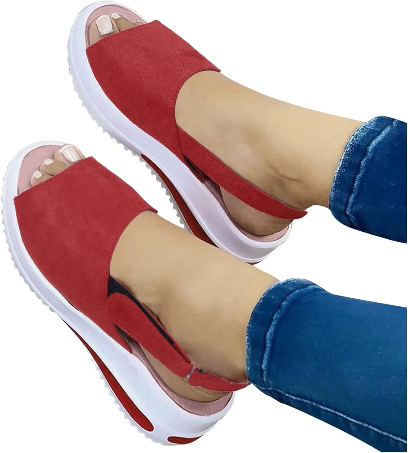 Womens Platform Sneakers Zapatos para Hacer Ejercicio Mujer Women Slip On Shoes Dressy Gym Shoes for Women Weight Lifting Flat Women's Wide Width Athletic Walking Shoes