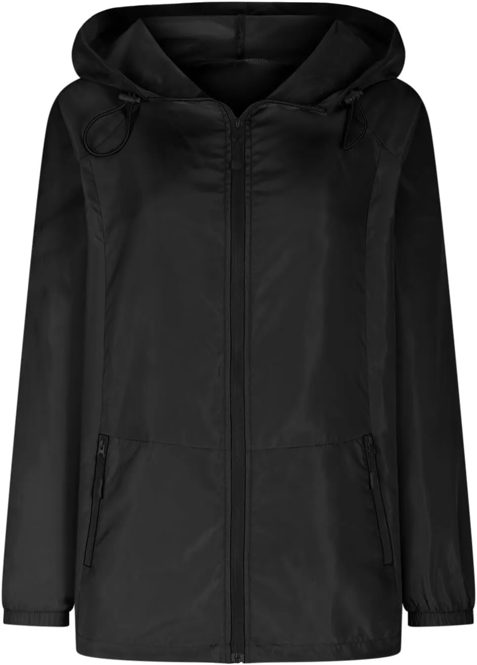 Womens Rain Jacket Waterproof with Hood Lightweight Windbreaker Jacket Packable Rain Coats