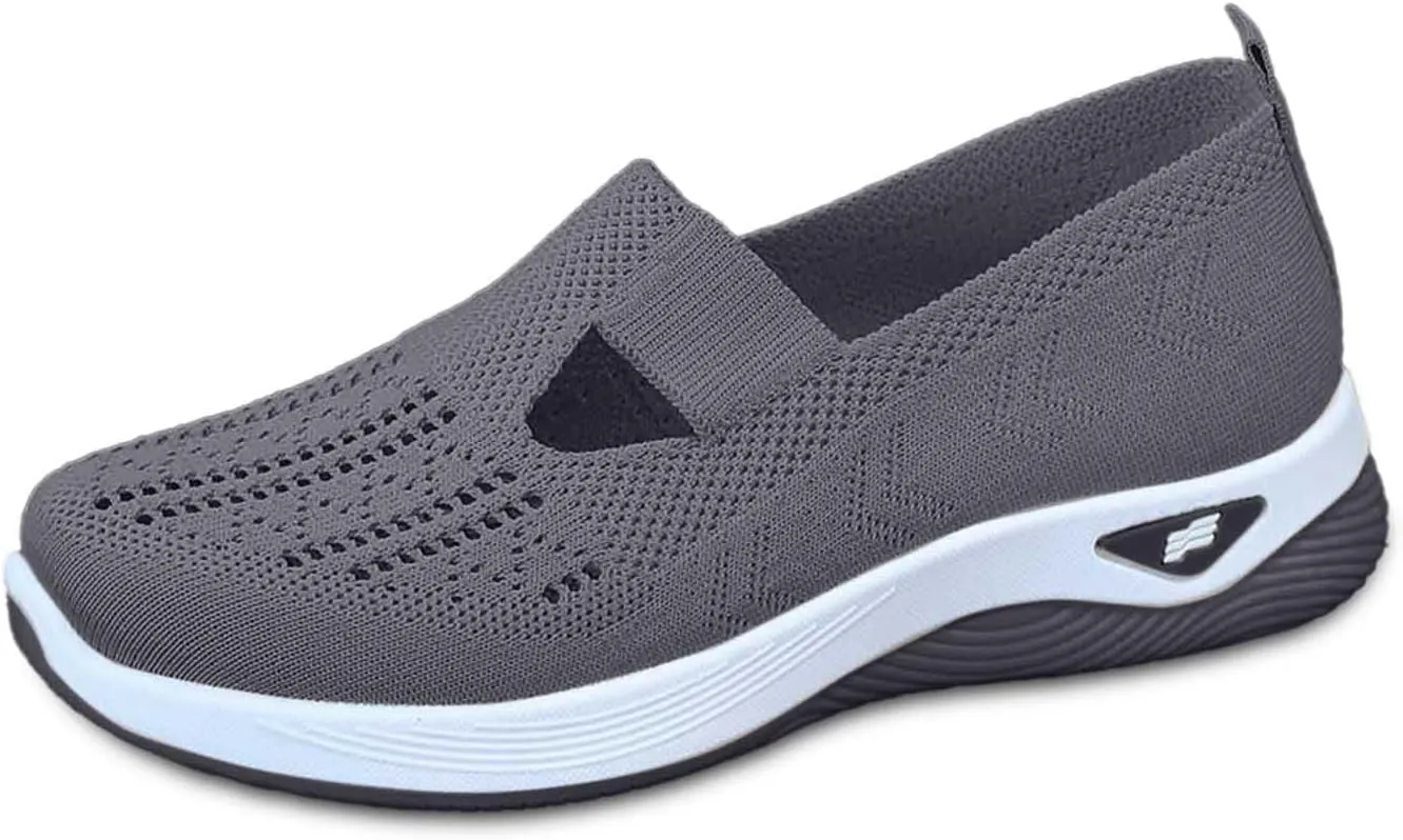 Women's Sandals Orthopedic Arch Support Sandals Memory Foam Sandals Mesh Breathable Soft Sneakers Slip on Walking Shoes