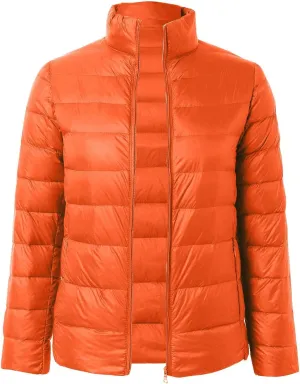 Women's Short Down Jacket Long Sleeve Padded Solid Color Quilted Jacket Winter Thick Thermal Cropped Puffer Jackets