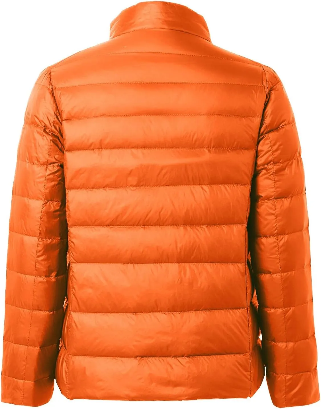 Women's Short Down Jacket Long Sleeve Padded Solid Color Quilted Jacket Winter Thick Thermal Cropped Puffer Jackets