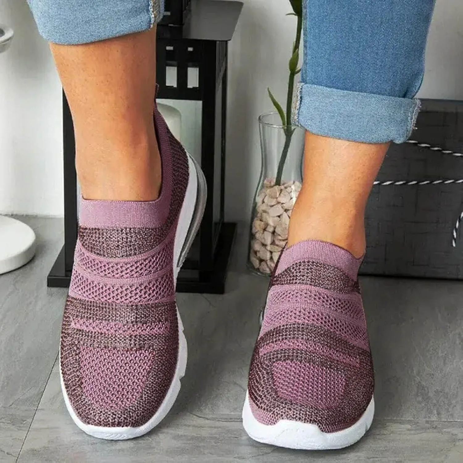 Womens Sneakers Size 11 Wide Width Zapatos De Trabajo para Mujeres Confortables Black Leather Non Slip Tennis Shoes Women Casual Sneakers for Women Outdoor Trainers Comfy Winter Dress Shoes for Women