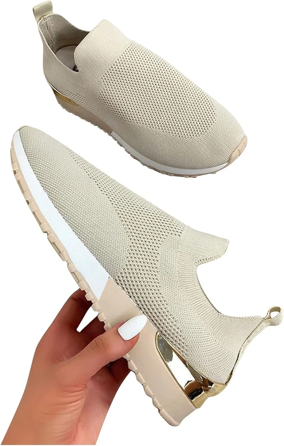 Womens Trail Running Shoes 7.5 Wide Women's Slip Resistant Work Shoes in Black Tennis Shoes Slip Ons for Women Women Sneakers Black Casual Zapatos para Mujer Negros Elegantes Con Tacon De Plataforma